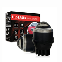 Ampoules de phare antibrouillard universelles LF2 3 POUCES 12V 90W 30000LM 3000K 4300K 5500K TRICOLOR LED pour voiture