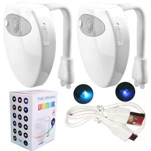 TOACH发光二极管抽水马桶夜灯发光二极管运动传感器抽水马桶灯家用浴室紫外马桶灯 - Product Image 6