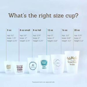 Gobelets d'anniversaire Thème Côte, Gobelets givrés Anniversaire Côtier, Gobelets pour 40e Anniversaire Thème Plage, Gobelets pour Week-end Thème Plage - Product Image 5