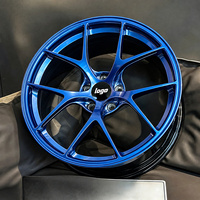 Jantes forgées allemandes RI-D en alliage bleu, 15-22 pouces, 5x114.3 5x120 pour BMW G87 G82 Mercedes-Benz C63S Audi RS7 Porsche 911 Nissan