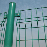 Clôture en treillis métallique 3D courbé, PVC ou thermolaqué, haute résistance, anti-escalade, pour projets extérieurs – Approvisionnement direct usine
