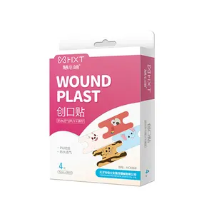 Helpful plastic band aid container for Treating Small Wounds 