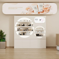 Présentoir de cosmétiques de conception créative au détail Salon de beauté Produits de soins de la peau des ongles Présentoirs multicouches