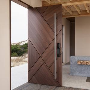 Puertas de Entrada Principales de Lujo en Canadá, Puerta Exterior Moderna, Puerta de Entrada Gigante de Madera Pivotante - Product Image 5