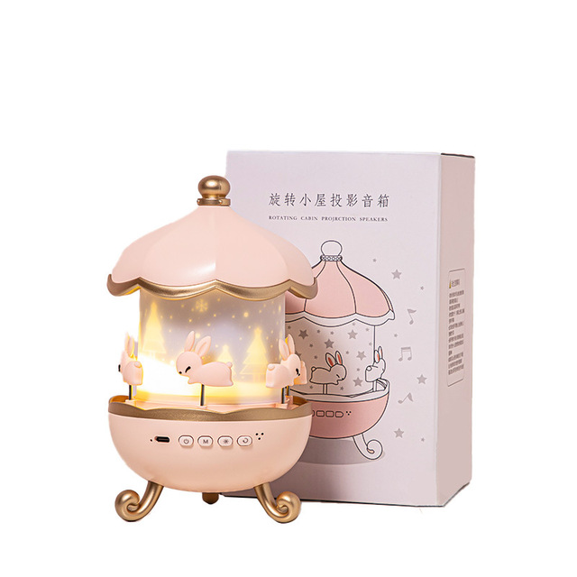 Musical Box Starry Sky Projection Creative Atmosphere Projector Indoor Night Light