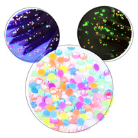 YWJC 10 Warna SS6-SS30 Glitter Flat Back DIY Kristal Rhinestones AB Berkilau Luminous Rhinestones Seni Kuku Kristal