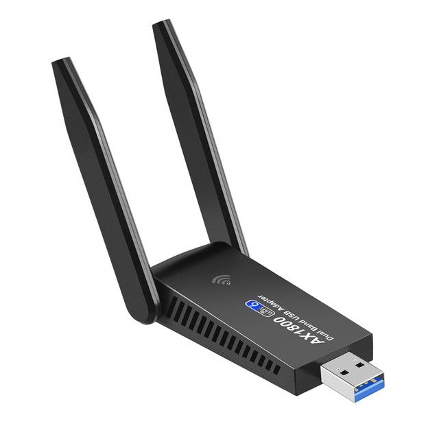 Hot Selling USB Wifi 6 AX1800M Dual Band Adapter 5G USB 3.0 Antenna Combo Wlan Stick Wireless Dongle External USB Adapter