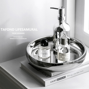 Plato de fruta de acero inoxidable 304 de estilo nórdico, modelo Simple, cesta de frutas para Casa Alemana, plato de joyería de Metal clásico, decoraciones - Product Image 4