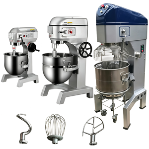 Mélangeur à pâte grande capacité 80L 100L, mélangeur planétaire en spirale pour la production industrielle de pain et de gâteaux en boulangerie - Product Image 3