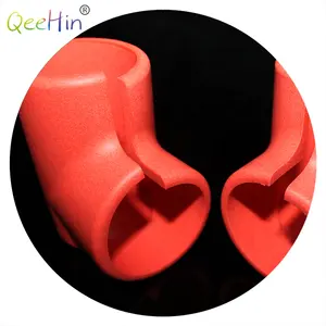 Custom molding silicone foam product vibration attenuation silicone sponge tube silicone rubber foam protect cover