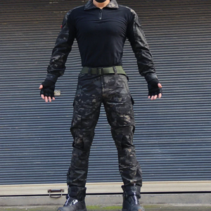 Combinaison tactique G2 Camo Ripstop, pantalon <span class=keywords><strong>de</strong></span> <span class=keywords><strong>chasse</strong></span> multi-poches, chemises d'entraînement pour hommes, ensembles <span class=keywords><strong>de</strong></span> vêtements <span class=keywords><strong>de</strong></span> paintball en plein air - Product Image 4