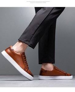 Zapatillas Deportivas Casuales para Hombre, Otoño 2026, Transpirables, Negras, de Caña Baja, con Cordones, Modernas, Versátiles, con Suela Suave - Product Image 6