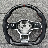 Volant en fibre de carbone pour Volkswagen CC Golf 6 VW Golf 7 Sagitar Passat MK7 GTI GTD, accessoire de modification de voiture de performance
