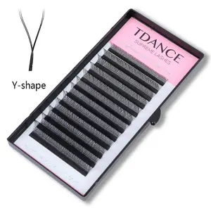 Wholesale Customization YY W Shape Lash Extension Mesh Cilios Hand-woven Clover 05 07 C D L Lash De Pestaas Cilia YY Lash