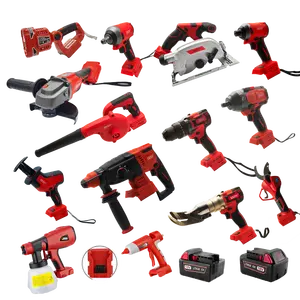 Electric Tools Set 15 In 1 Brushless Combo Kits 15-piece 20v Lithium Ion Cordless Tools