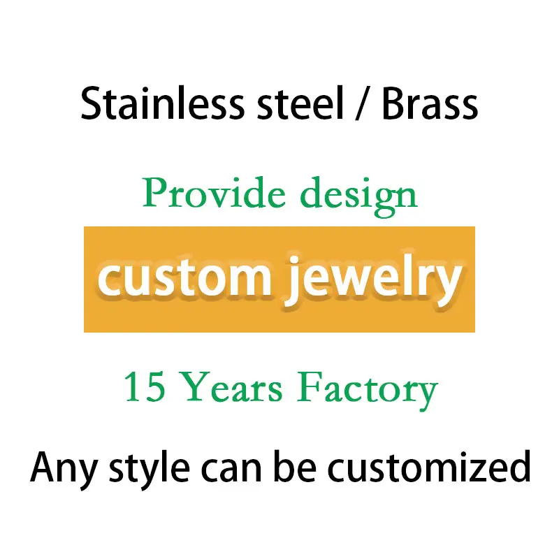 SSeeSY OEM fábrica de moda joyería personalizable collar de latón joyería personalizada de acero inoxidable diseño personalizado hecho fabricante