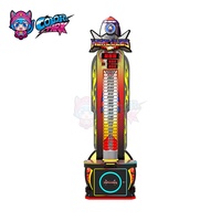 Nouvelle version améliorée du simulateur de force Red Hockey Hammer, machine de jeu d'arcade de boxe à monnayeur