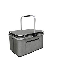 Sac isotherme pliable en polyester 600D personnalisé avec impression, grande capacité, pour pique-nique promotionnel, avec isolation thermique, échantillon gratuit - Product Image 1