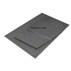 Feuille d'électrode en titane poreux Ti mousse métallique pour batteries au lithium-ion matière première