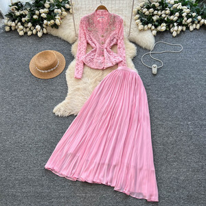 Ladies Suit Neck Design with Lace - Stylish & Trendy