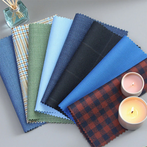 Grs chứng nhận tái chế len pha trộn vải worsted quá trình sang trọng cảm thấy phù hợp với blazer Áo khoác chất liệu số lượng lớn bán buôn - Product Image 1