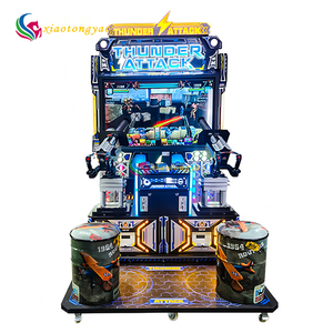 Coin Operated 55-inch Display 2-Player Kids Shooting Video Game <b>Machine</b> Metal Acrylic Construction for <b>Amusement</b> Parks for 6+ - Product Image 3