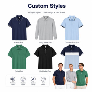 Polo de Seda de Hielo 100% Poliéster de Secado Rápido 195GSM, Polo de Golf de Alto Rendimiento, Transpirable, de Manga Corta, para Hombre y Mujer, Polo Deportivo - Product Image 4