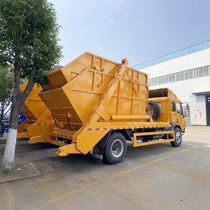 รถบรรทุกขยะ FAW 8CBM แบบมีเครื่องอัดและเก็บขยะ พร้อมระบบยกแบบโรลสกิป ขับเคลื่อน 4x2 เครื่องยนต์ดีเซลยูโร 3 แบบแขนหมุน - Product Image 3