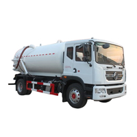 Camion d'aspiration des eaux usées Euro 6 D9 4500 empattement Nouveau véhicule d'assainissement énergétique pour le nettoyage Véhicule de camion d'aspiration des eaux usées Euro 6 D9