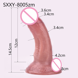 Realistic Dildo with Hair