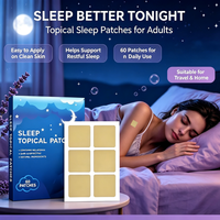Patchs de sommeil personnalisés avec logo, 42 unités, vente en gros d'usine, patchs transdermiques pour le bien-être et une bonne respiration