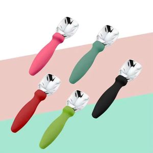 ช้อนตักไอศกรีมอัลลอยต่อต้านการแข็งตัวช้อนตักไอศกรีมสำหรับคุกกี้เชอร์เบทอัลมอนด์ - Product Image 6