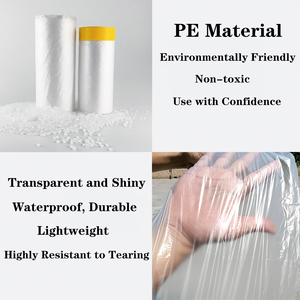 Factory Pre <b>Taped</b> Auto Masking Film for Painting - Product Image 3