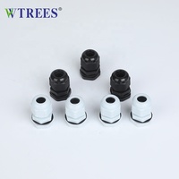 Presse-étoupe en polypropylène IP68 étanche de qualité supérieure, type M, fileté, pour la protection des câbles électriques industriels