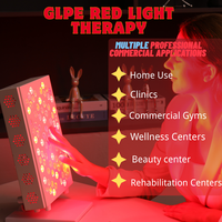 Panneau de luminothérapie LED rouge corps entier, infrarouge 660nm 850nm 1060nm, haute irradiation, professionnel, pour soulagement de la douleur à domicile, OEM