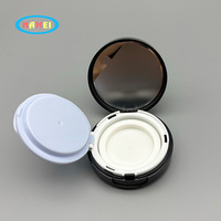 Boîte à poudre pressée en plastique, palette de maquillage rose doré, étui pour fond de teint et anticernes, palette à paupières vide