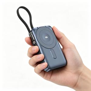 Batería Externa Magnética de <span class=keywords><strong>Carga</strong></span> Inalámbrica de 3000mah 5000mah 10000mah con Batería de Litio-Polímero Compatible con iPhone 17 Pro Max 16 15 14 13 12 - Product Image 5