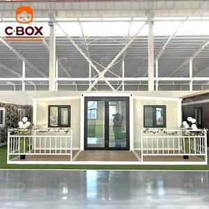 Casa Modular de Lujo de 20 pies, Plegable, Móvil, Tipo Villa, con Baño, Prefabricada, Expandible, en Contenedor, Gran Venta - Product Image 1