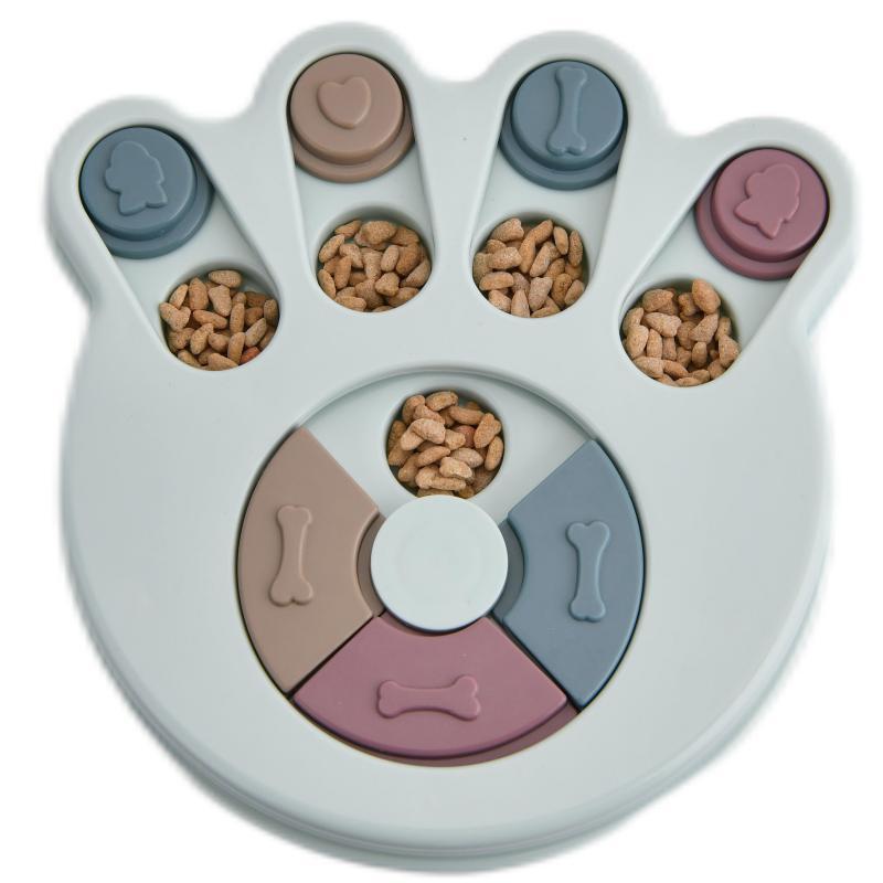 Paw print-blue-cat and dog toy