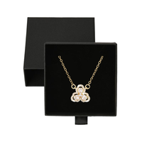 Vente en gros OEM de boîtes à bijoux à tiroir en papier carton écologique avec logo personnalisé pour colliers et bagues à bas prix