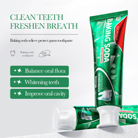 Labels privés BIOAQUA bicarbonate de soude soulager protéger les gencives dentifrice éclaircissant rafraîchir nettoyage bouche soins améliorer l'odeur buccale