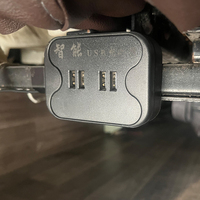 Weichai-Autobus scolaire de luxe de 59 places d'occasion, une demi-couche avec logo personnalisé, poste de direction à carburant diesel LHD