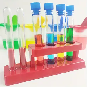 4 cái ống nghiệm Stopper 4-lỗ Ống nghiệm chủ Set cho ống nghiệm chủ nhãn khoa học và giáo dục hóa học thí nghiệm