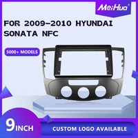 Meihua Dominicain Vente à Chaud 9 Pouces Modifié Voiture Lecteur DVD Panneau Fascia Cadre pour HYUNDAI SONATA NFC 2009-2010 Harnais 1 An