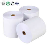Rouleaux de caisse enregistreuse thermique Pos Terminal papier Atm Machine imprimante X 400 papier thermique 80*80mm 49m 70gsm simple blanc 58mm