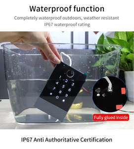 Système de contrôle d'accès sans fil TTLock IP67 étanche RFID BLE WiFi NFC K3W, ouvre-porte biométrique, contrôleur d'accès - Product Image 6