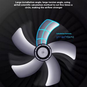 Ventilador de pie de alta velocidad con 7 aspas, motor potente, silencioso y de buena calidad al mejor precio. - Product Image 5