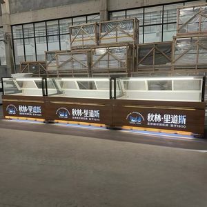 תיק תצוגה כבד עבור בשר חזיר גרמנית/בשר wagyu עם צירים מחוזקים, מרכז עסקים cuagu - Product Image 5