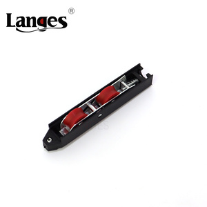 Gran oferta africana, precios baratos, puerta corredera lisa, rueda de rodillo de polea de nailon doble de acero inoxidable para puerta de aluminio - Product Image 3