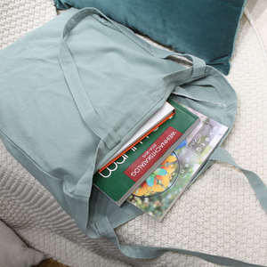 Bán Buôn Giá Rẻ Thân Thiện Với Môi Lớn Hữu Cơ Xử Lý 100% Cotton Túi Tote Tùy Chỉnh Tái Sử Dụng Túi Mua Sắm Với Logo - Product Image 5